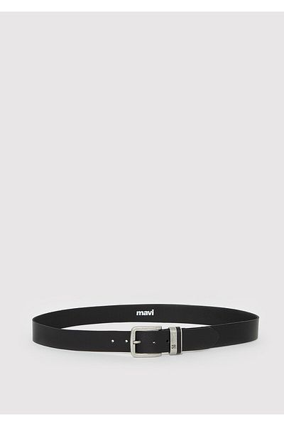 Mavi Schwarzer Ledergürtel - Modell 0911646 -900