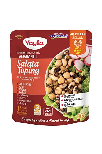 Yayla Haşlanmış Suyu Süzülmüş Amarantlı Salata Toping 150 gr