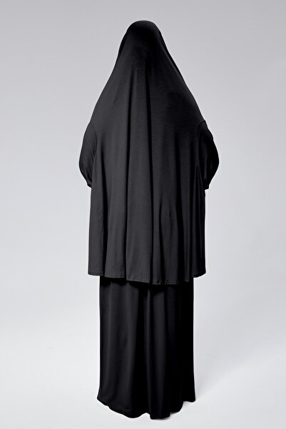 Sonbaharmoda Φόρεμα προσευχής - δύο τεμάχια, οργανικό βαμβάκι, ελαστικό μανίκι, αντιολισθητική φούστα, χτενισμένο βαμβακερό μουσουλμανικό