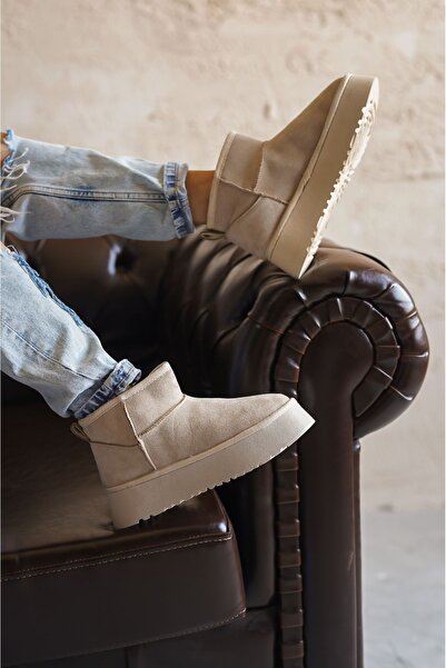 MODAADAM Жіночі короткі чоботи з хутром Олімп - Шкіра