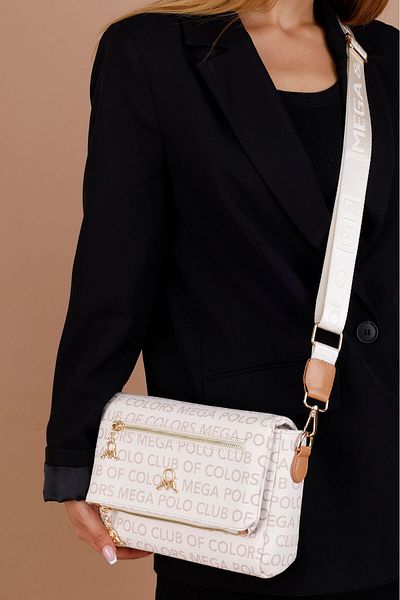 Getcho Lorna Women's Monogram Adjustable Strap Crossbody Bag