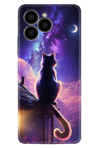 omix X6 Kılıf Boutique Baskılı Resimli Damdaki Kedi Pcode -091