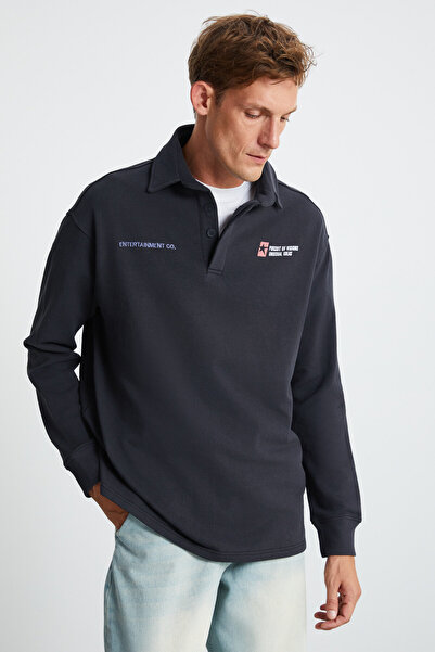 GRIMELANGE HEMJI Erkek Antrasit Sweatshirt