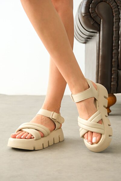 MODAADAM Жіночі сандалі Zeus - товста підошва та м'яка шкіра