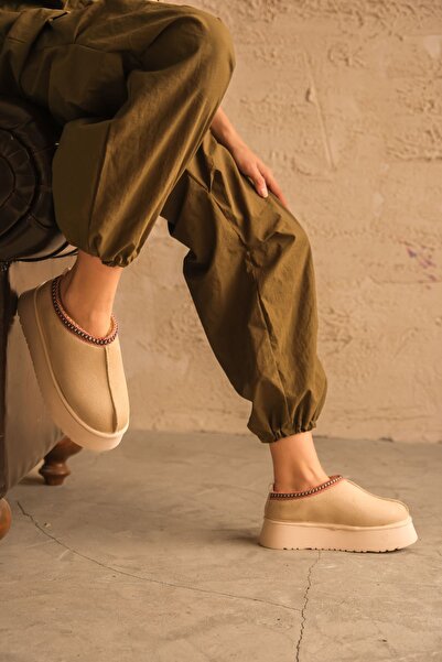 MODAADAM Жіночі короткі чоботи Santos з хутром - шкіра замша