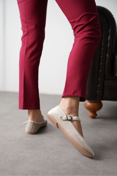 MODAADAM Γυναικεία παπούτσια Vavin Ballerina - Mink-Velvet