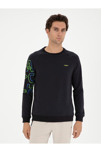 Cacharel Lacivert Regular Fit Sweatshirt 50284566-VR033