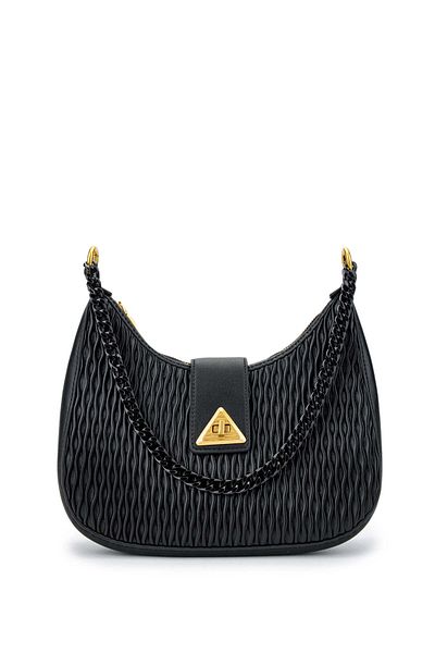 Tamer Tanca Women's Vegan Black Shoulder Bag