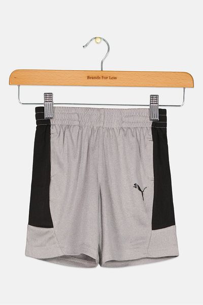 Puma Toddlers Boy Brand Logo Shorts, Grey