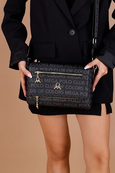 Getcho Geantă de damă Lorna cu curea reglabilă cu monogramă