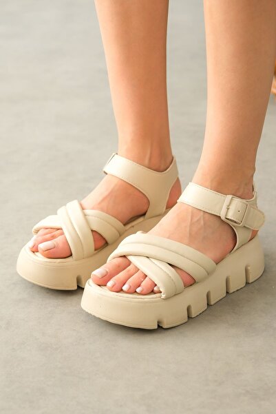 MODAADAM Жіночі сандалі Zeus - товста підошва та м'яка шкіра