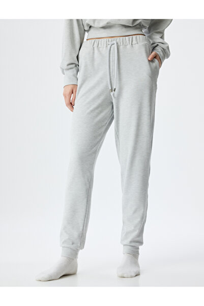 Koton Örme Jogger Pijama Altı Cepli Beli Bağlamalı