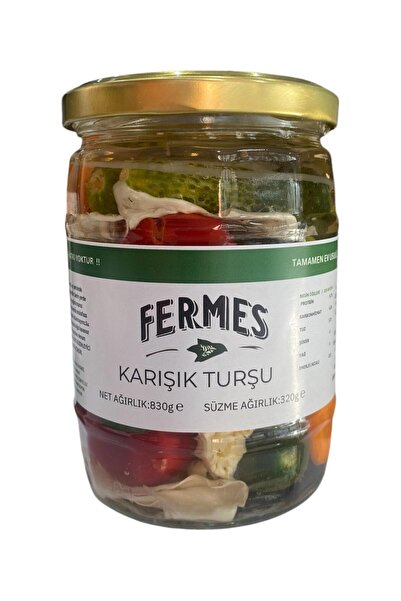 fermes KARIŞIK ACISIZ EV YAPIMI TURŞU