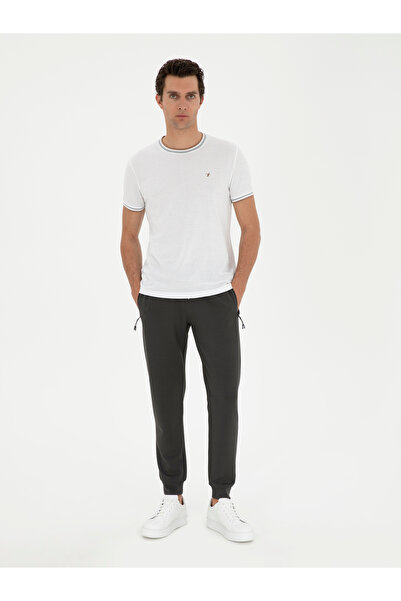 Cacharel Gri Slim Fit Lastik Paçalı Eşofman Altı 50284620-VR006