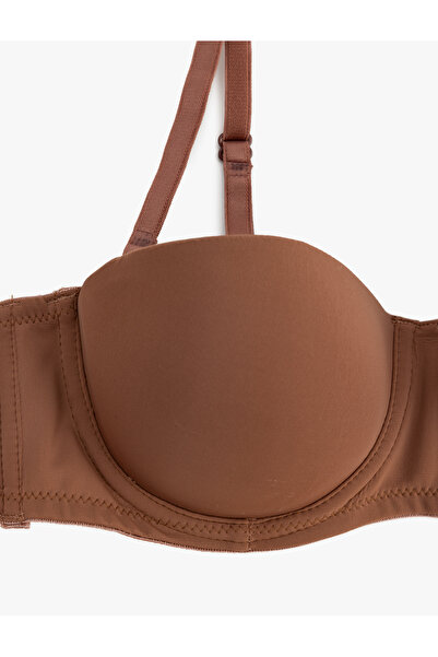 Koton Unpadded Strapless and Underwire Bra - With Removable Straps