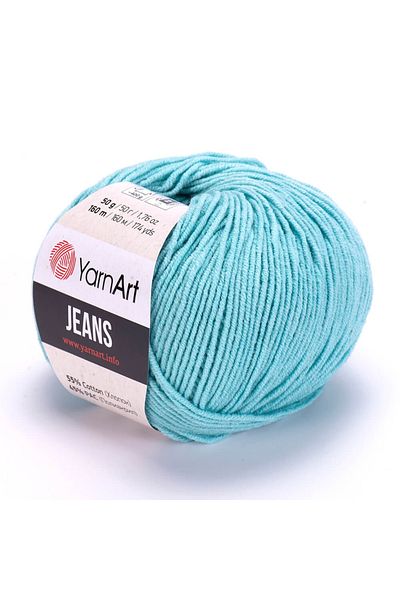 Yarnart Yarn Art Jeans 81 Ανοιχτό Τυρκουάζ Amigurumi Πλεκτό Σχοινί Ζακέτα Πλεκτό Σχοινί Baby Floss Punch Floss