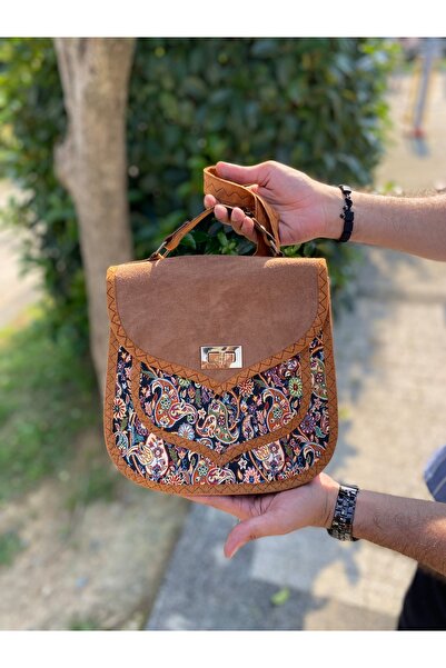 MODA Mozaik Desenli Bohem Kadın Omuz Çantası