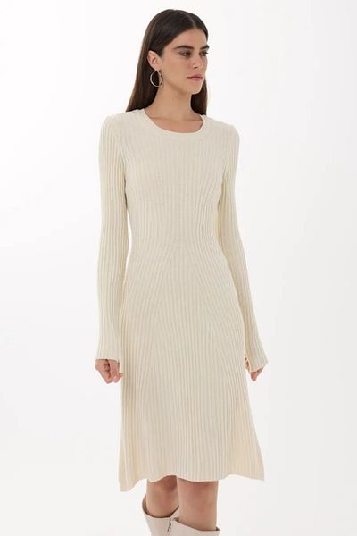 Hiccup Crew Neck Knitwear Dress
