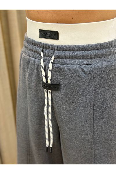 POODLE Pantaloni de sport Jogger cu detaliu boxer pentru femei