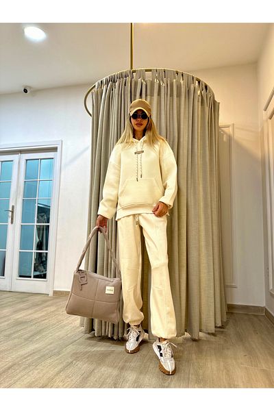 POODLE Γυναικείο Boxer Λεπτομερές Jogger Sweatpants