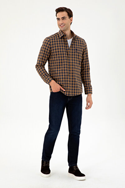 U.S. Polo Assn. Erkek Sarı Uzun Kollu Gömlek 50296607-VR094