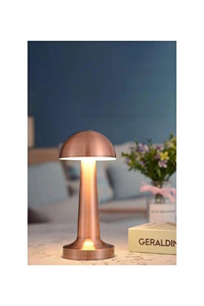 Home Mantar Model Masa Üstü Dokunmatik Usb Şarjlı Dekoratif Gece