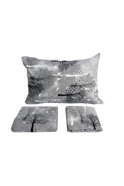 EVKE Комплект двойни пликчета за завивка, размер King Size, памучен Ranforce, 200x235 см