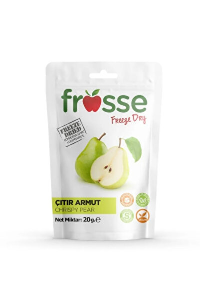 Armut Kıtırı - Freeze Dried - Üretici Firmadan Dondurularak Kurutulmuş Armut Cipsi 20g
