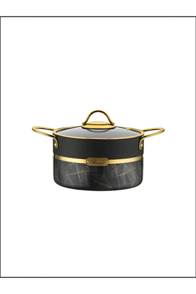 Brioni وعاء طهي عميق SLS-131 سيليكشن بلس بطول 22 سم باللون الأسود