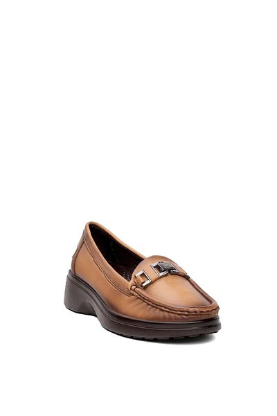 Mammamia D24KA-475 Pantofi casual de damă din piele naturală maro