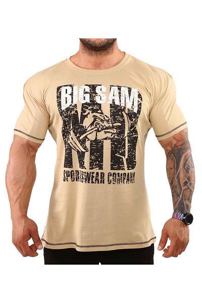 Big Sam Desert Yellow Fit T-Shirt 2849