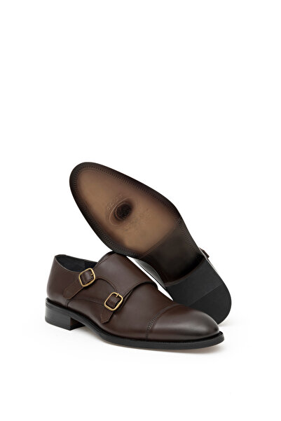 Cacharel Kahverengi Microlight Taban %100 Deri Tokalı Klasik Ayakkabı 50290268-VR029