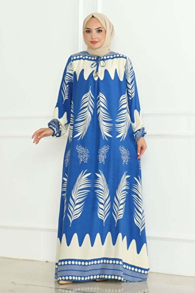 SGS Φόρεμα Indigo Viscose - Με δέσιμο στο λαιμό