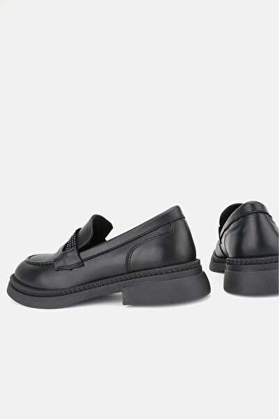 TUNAELLİ ДАМСКИ ЧЕРНИ ОБУВКИ ОТ ЕСТЕСТВЕНА КОЖА, РАЗМЕР 36-41