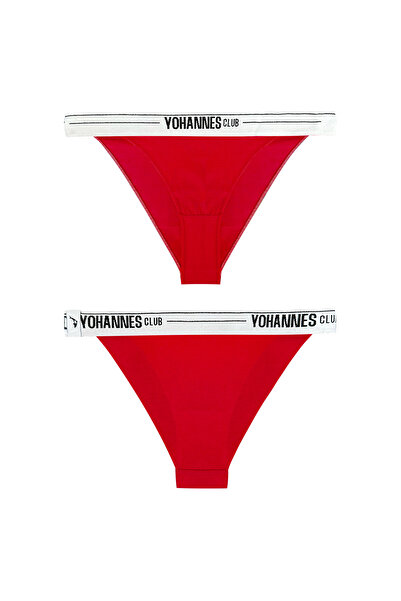 Yohannes Club Women's Lingerie Set with Red Triangle Bra