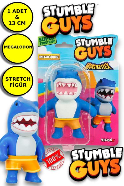 TOYFEST مجسم Megalodon Stumble Guys الممتد