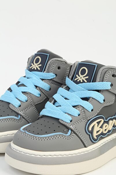 Benetton Gray Children's Sports Shoes - Imported Bni-11091