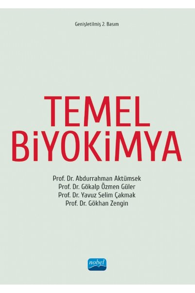 Nobel Akademik Yayıncılık Temel Biyokimya