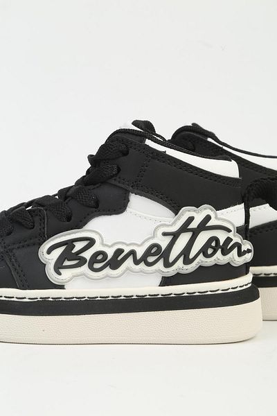 Benetton Black and White Children's Sports Shoes - Imported Bni-11091