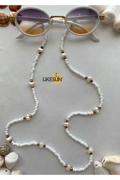 LiKESUN Işıl Collection - Double Wrapped Necklace with Glasses Strap, Rope Antique and Chain Detail