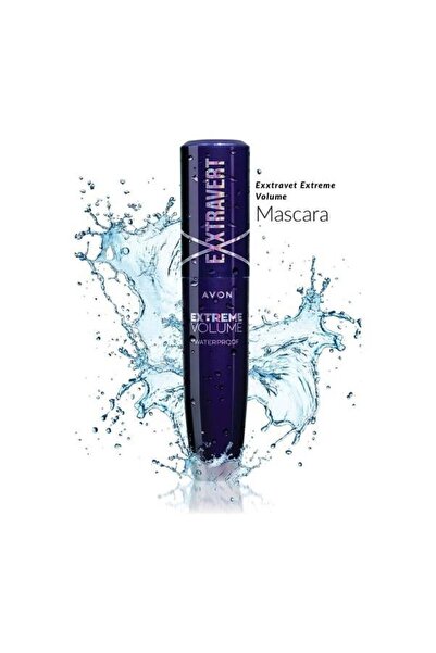 AVON Exxtravert Extreme - ماسكارا مقاومة للماء، بني وبني