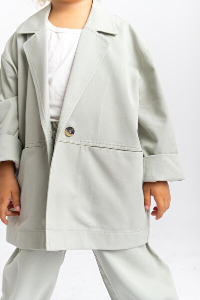 Cigit Jacket Suit 2-7 Years Mint Green