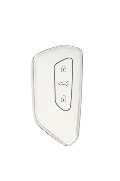 ŞENYILDIZ AKSESUAR Cupra Leon Cupra Formentor - 2Nd Key Case White/Silver Compatible with Picture