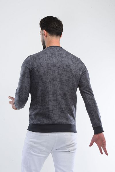 HEDEFNUR TEKSTİL Super Quality Thessaloniki Knit - Printed Pattern, Zero Collar