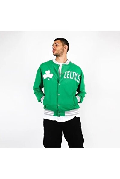 Rosidam Μοντέρνο κολεγιακό μπουφάν με δύο νήματα πράσινο και λευκό