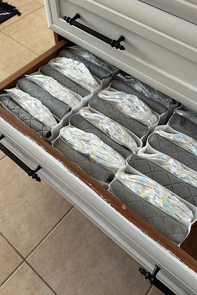 ADARYA HOME 3-Piece Drawer Organizer - (Medium 11 Compartments)