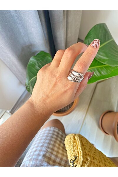 Nil Aksesuarları 3'lü Bombeli Yüzük