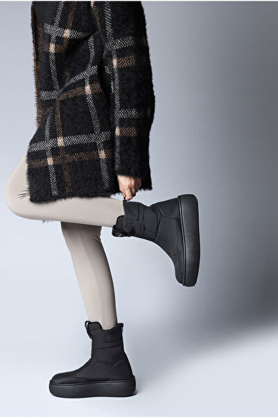 Jump 60110 Αδιάβροχη αντιολισθητική σόλα Μαύρες γυναικείες μπότες χιονιού