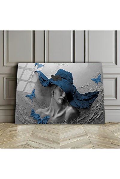 Harikabirev HARİKABİREV | PIATRĂ INESĂBILĂ (TEMPERATĂ) TABLOA FEMEI CU PĂLĂRI...