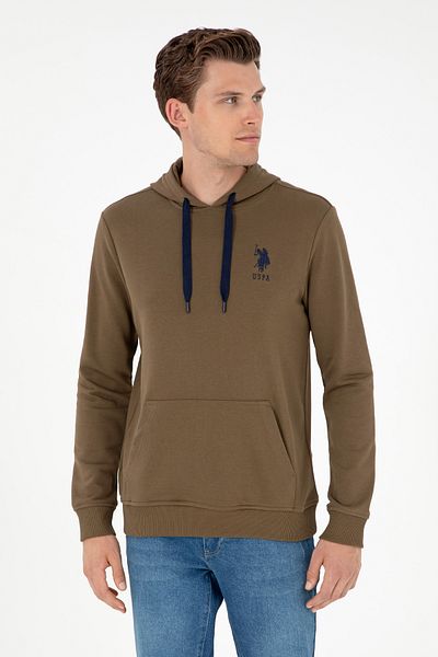 U.S. Polo Assn. Men's Khaki Basic Sweatshirt 50289059 -Vr027